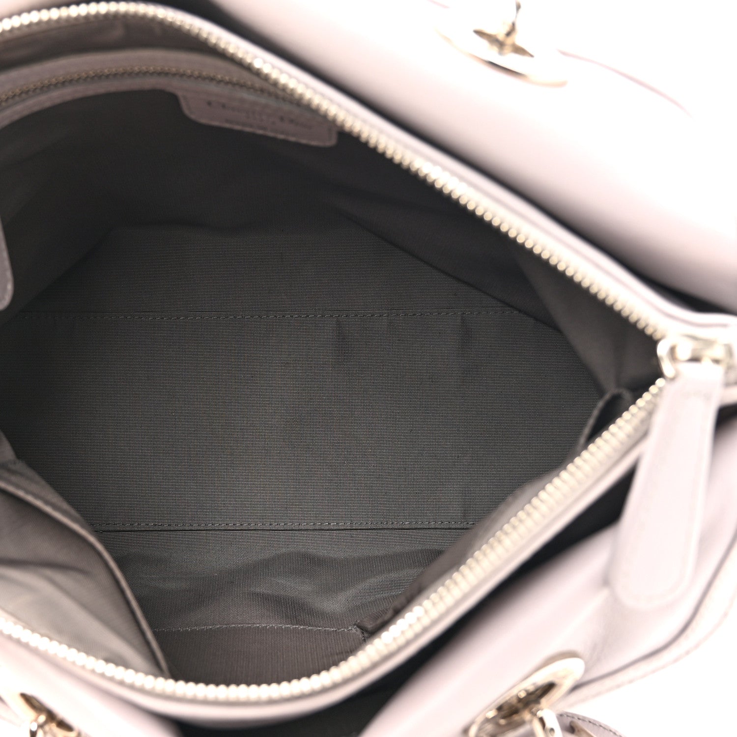 Christian Dior Lambskin Cannage Medium Granville Tote Lilac 5 of 16