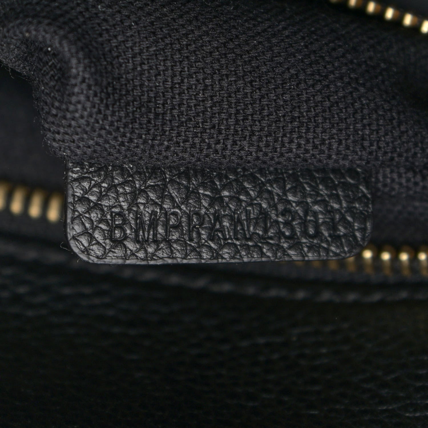 Burberry Grainy Calfskin Medium Title Bag Black 7 of 12