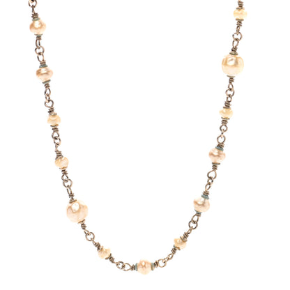 Chanel Pearl CC Long Necklace Gold 3 of 6