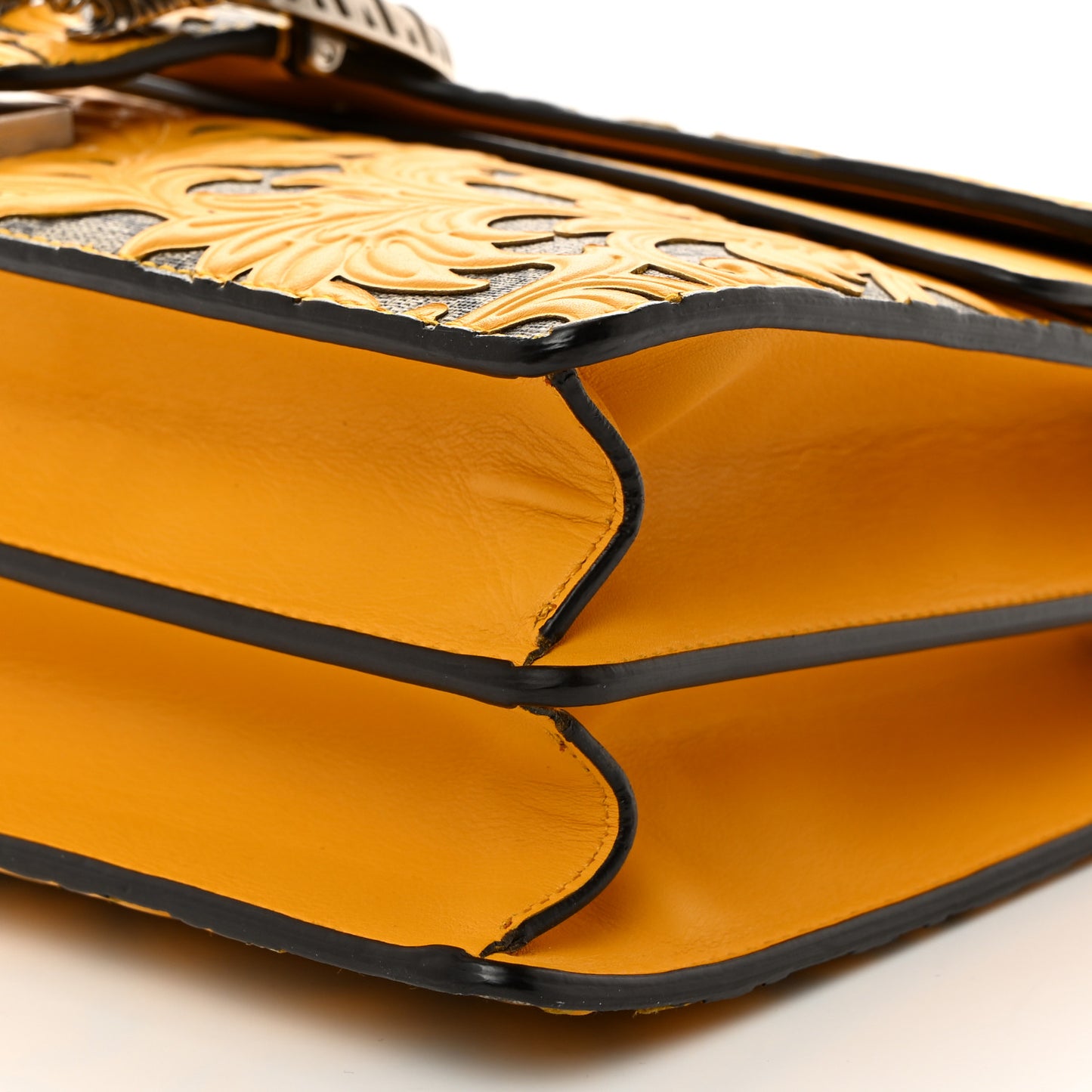 GG Supreme Monogram Arabesque Medium Dionysus Shoulder Bag Beige Yellow