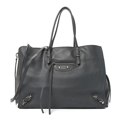 Balenciaga Veau Papier B4 Zip Around Tote Gris Fossile 1 of 10