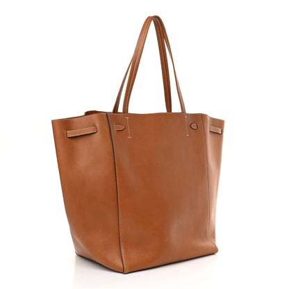 Celine Smooth Calfskin Medium Belt Cabas Phantom Brown 3 of 9