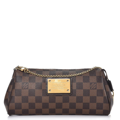 Louis Vuitton Damier Ebene Eva Clutch 1 of 8