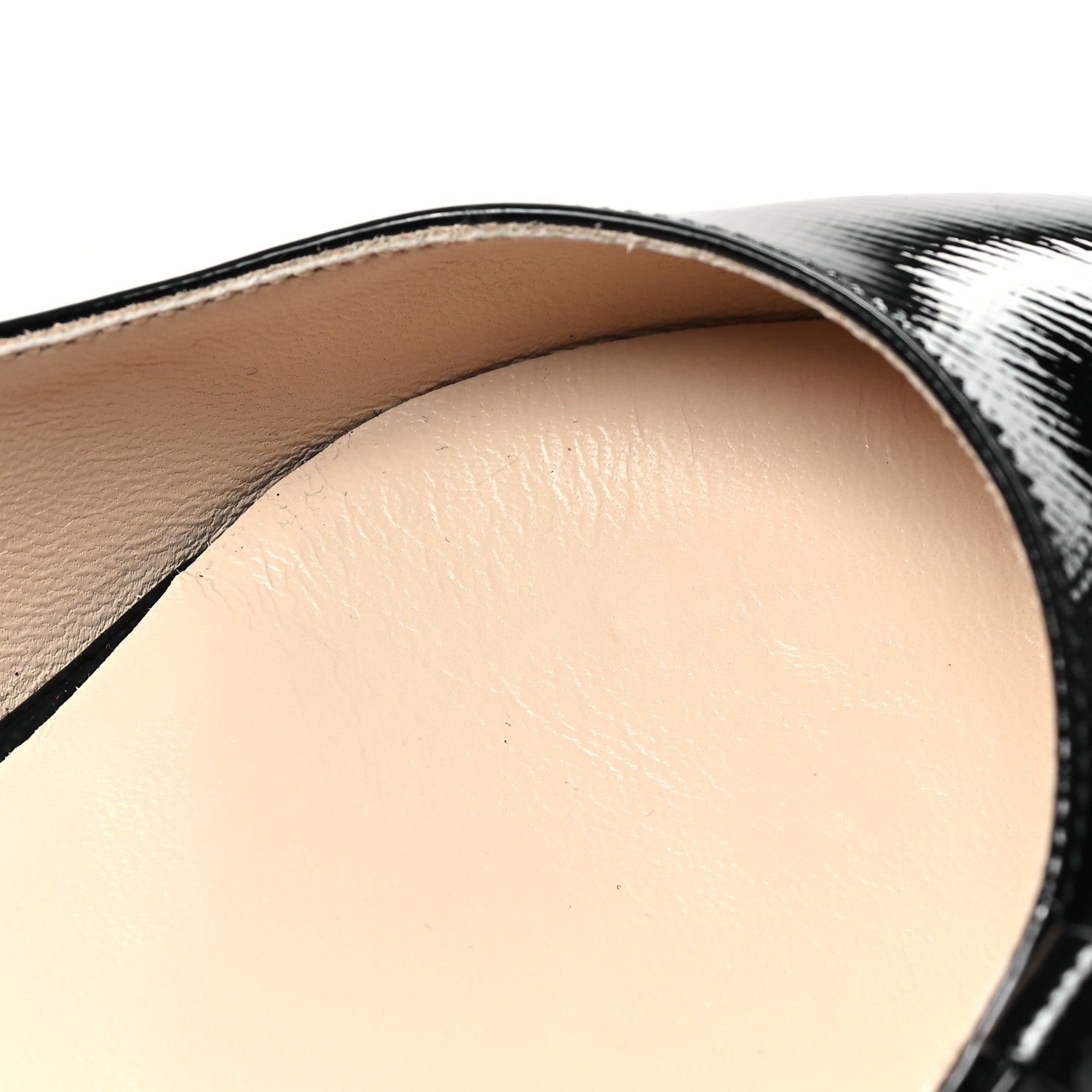 Prada Saffiano Vernice Slingback Bow Flats 36 Black 8 of 9