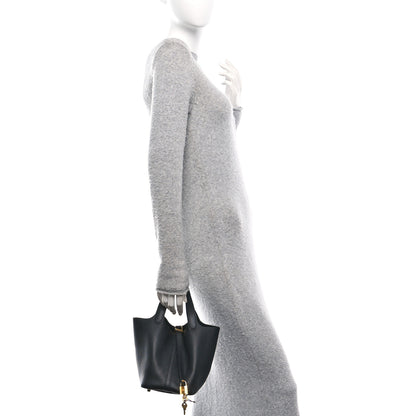 Hermes Taurillon Clemence Picotin Lock 18 PM Black 2 of 9
