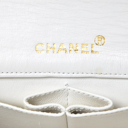 Chanel Lambskin Quilted Mini Flap White 6 of 14