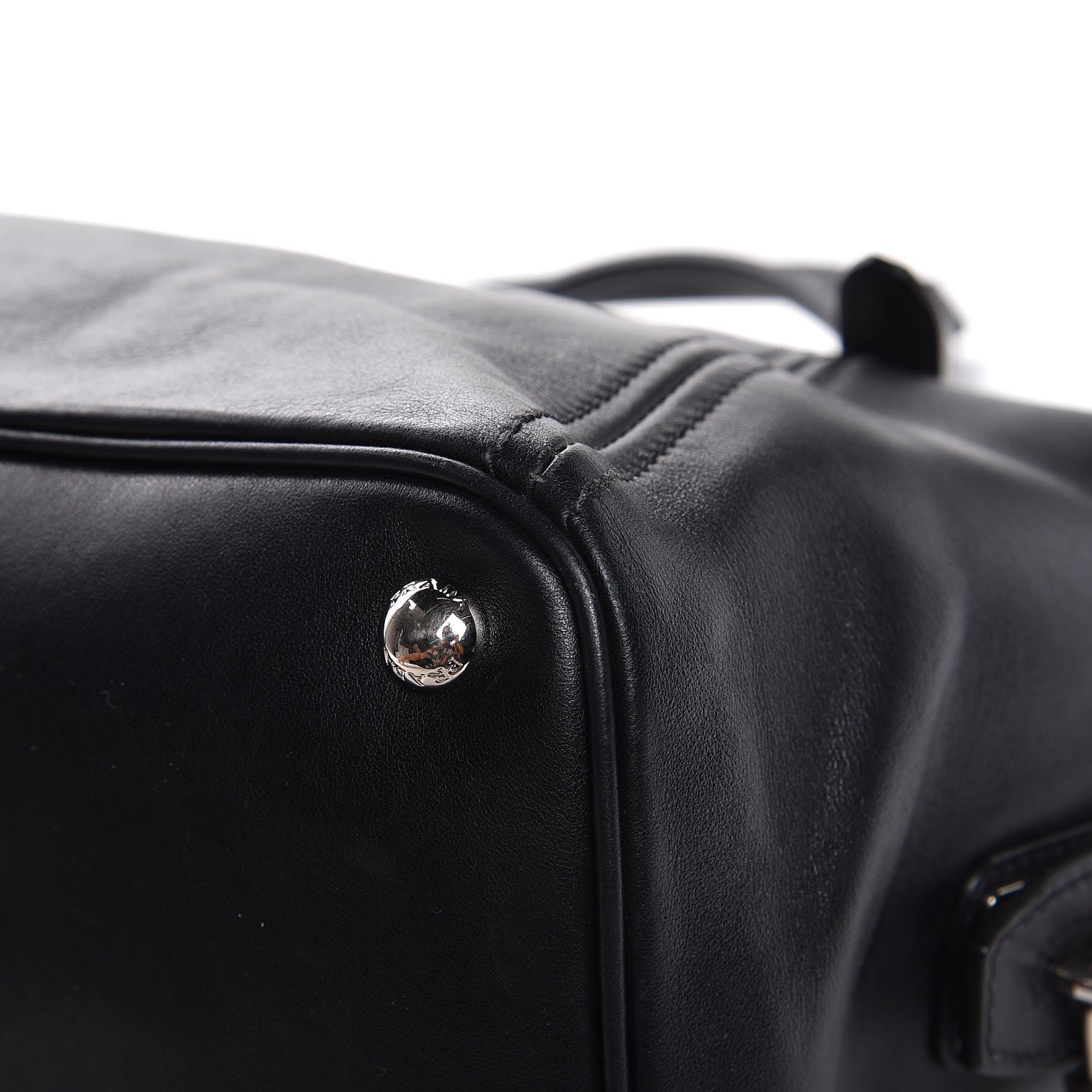 Prada Soft Calf Large Satchel Nero Black 11 of 13