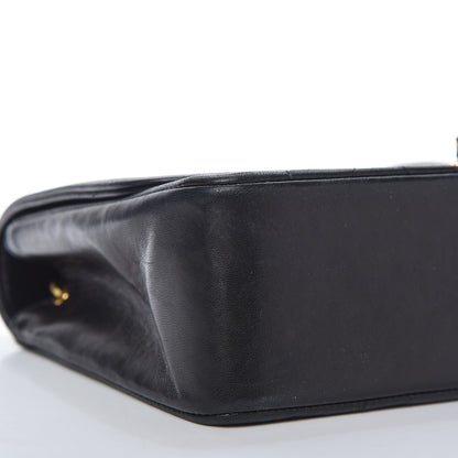 Chanel Lambskin Quilted Medium Single Flap Black 6 of 11