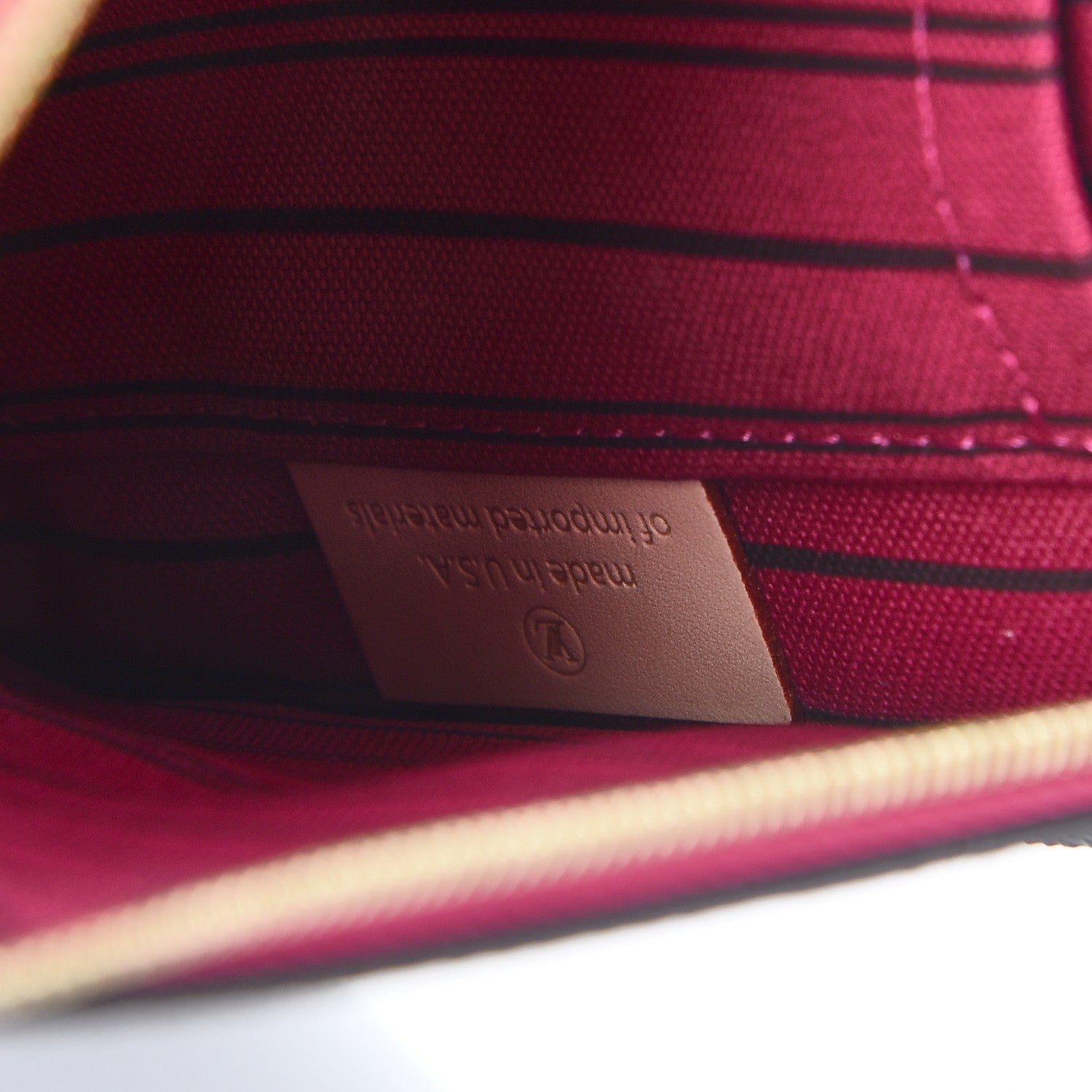 Louis Vuitton Monogram Neverfull MM GM Pochette Pivoine 7 of 8