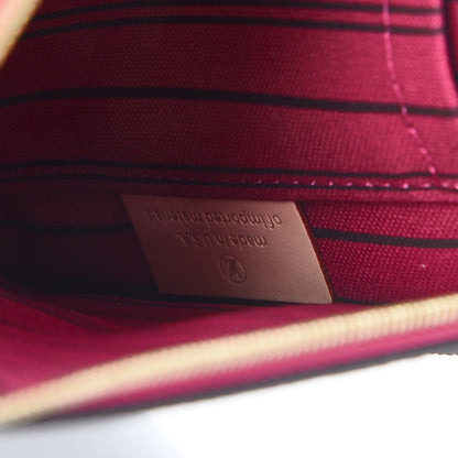 Louis Vuitton Monogram Neverfull MM GM Pochette Pivoine 7 of 8