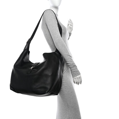 Gucci Amour Grane Calfskin Medium Jackie 1961 Crossbody Bag Black 2 of 10