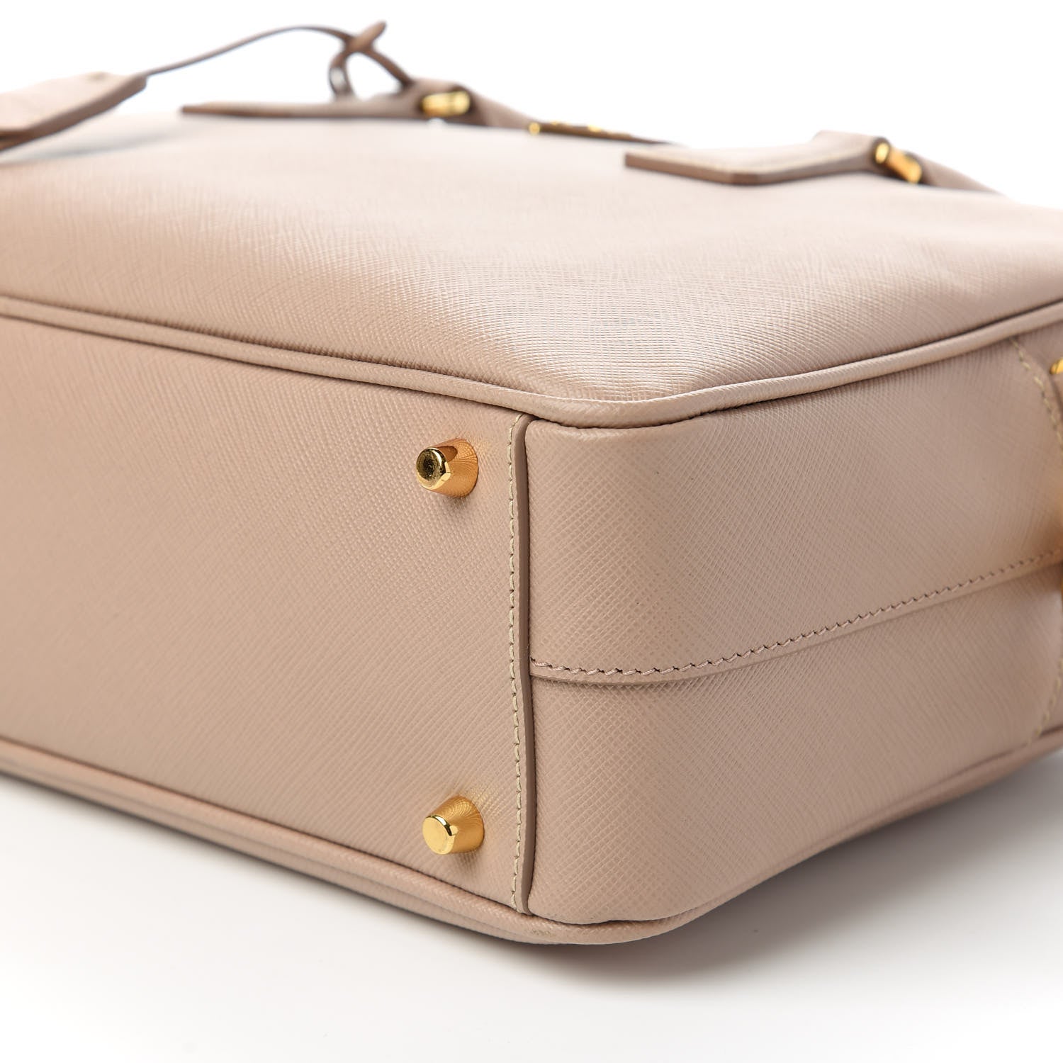 Prada Saffiano Lux Bauletto Cammeo 7 of 10