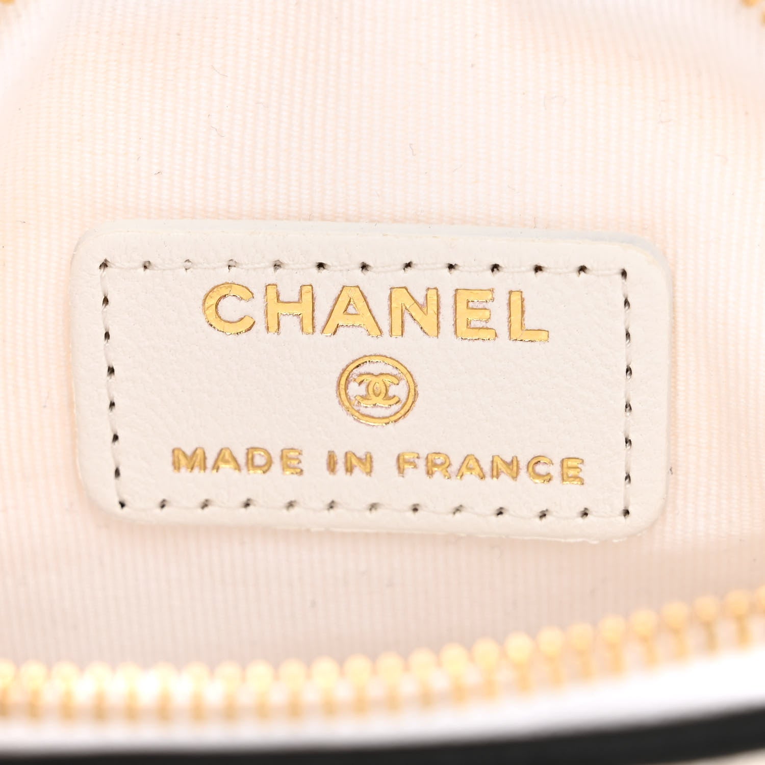 Chanel Canvas Calfskin Tennis Racket Mini Bag White Black 7 of 11