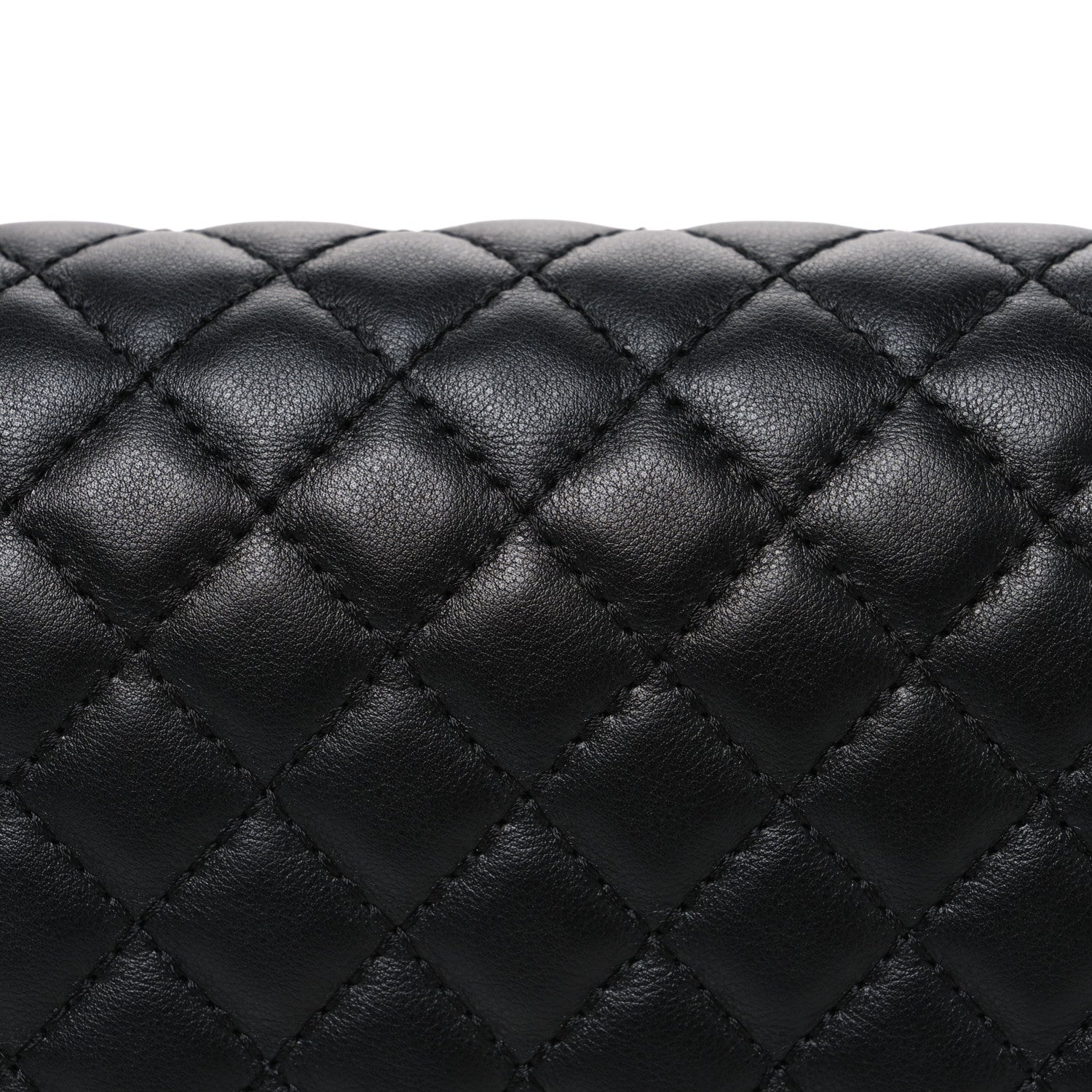 Chanel Calfskin Quilted Medium Boy Top Handle Flap Black 8 of 10