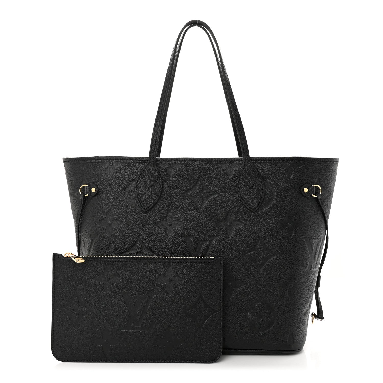 Louis Vuitton Empreinte Monogram Giant Neverfull MM Black 1 of 11