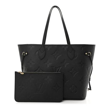 Louis Vuitton Empreinte Monogram Giant Neverfull MM Black 1 of 11