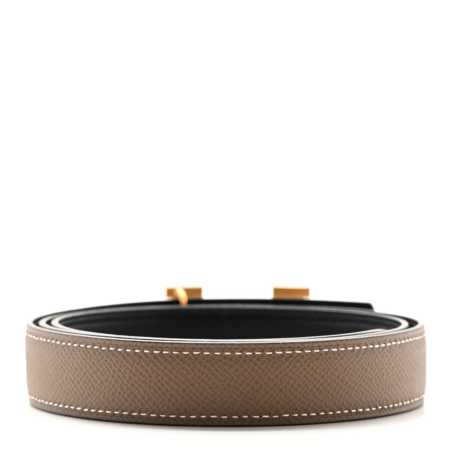 Epsom Swift 24mm Mini Constance H Belt 90 36 Etoupe Black
