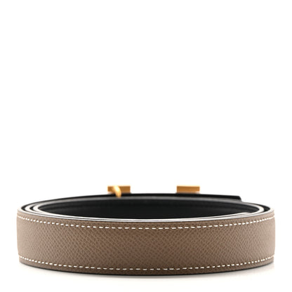 Hermes Epsom Swift 24mm Mini Constance H Belt 90 36 Etoupe Black 2 of 7