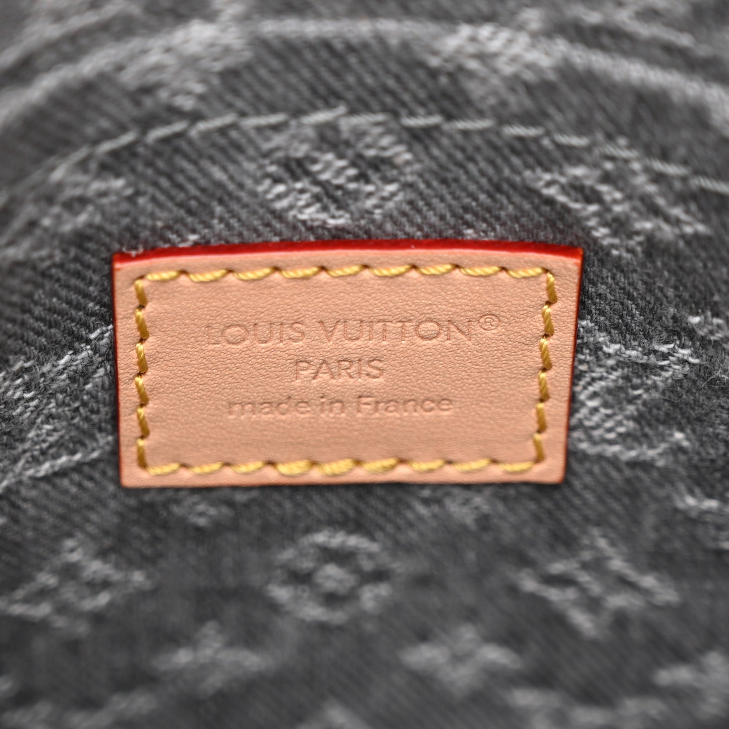 Monogram Denim Speedy Soft 30 Washed Gray