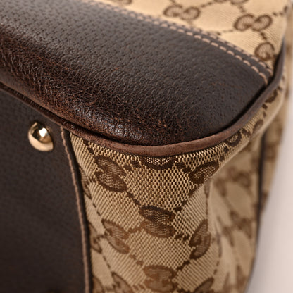 Gucci Monogram Large Princy Tote Dark Brown 9 of 13