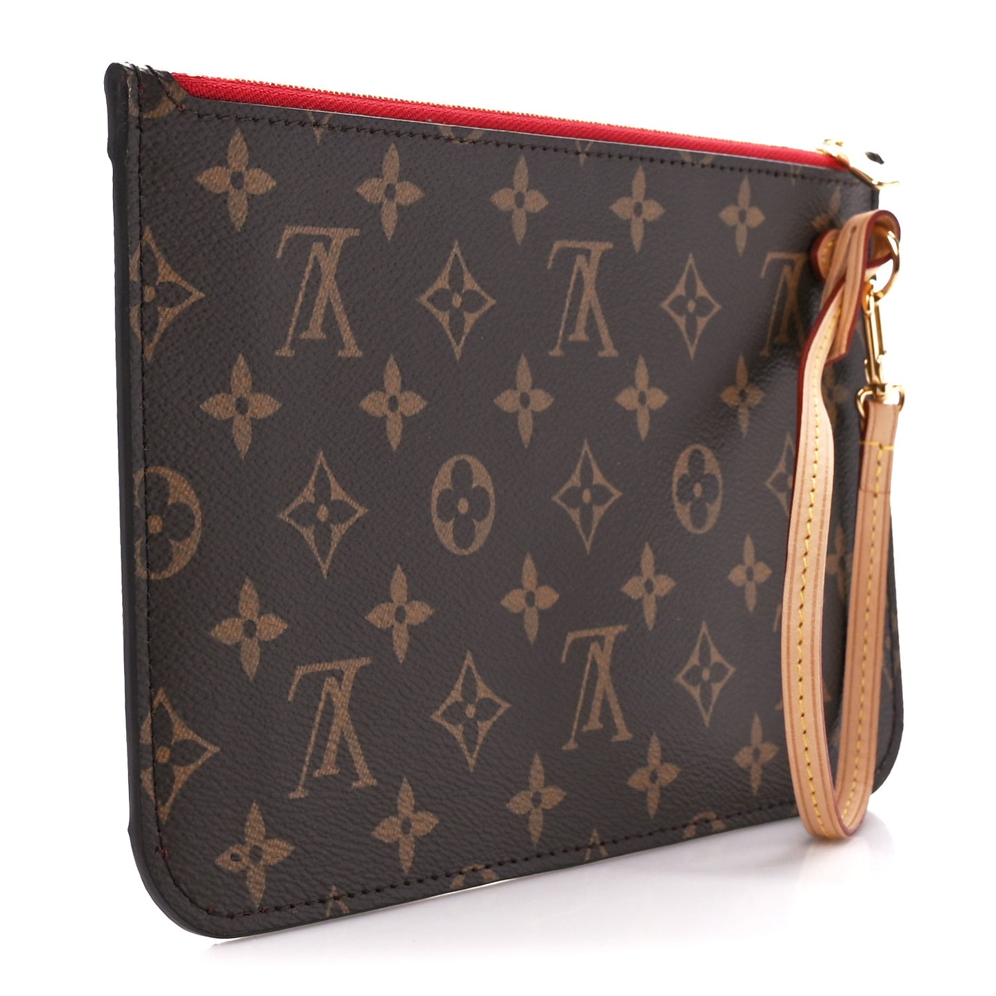 Monogram Neverfull MM GM Pochette Cherry