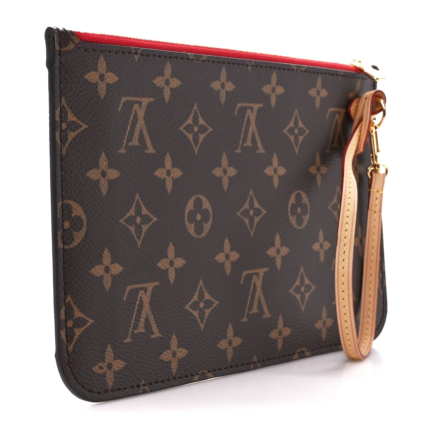Louis Vuitton Monogram Neverfull MM GM Pochette Cherry 3 of 9