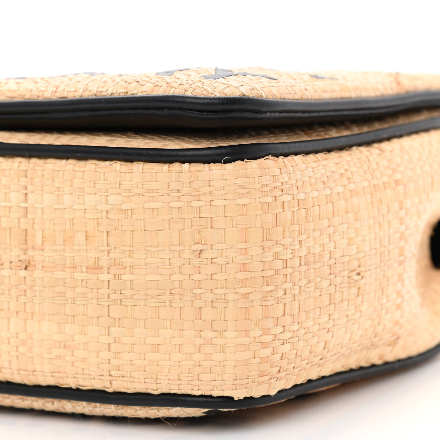 Burberry Raffia Horseferry Print Small Lola Bag Tan 10 of 10