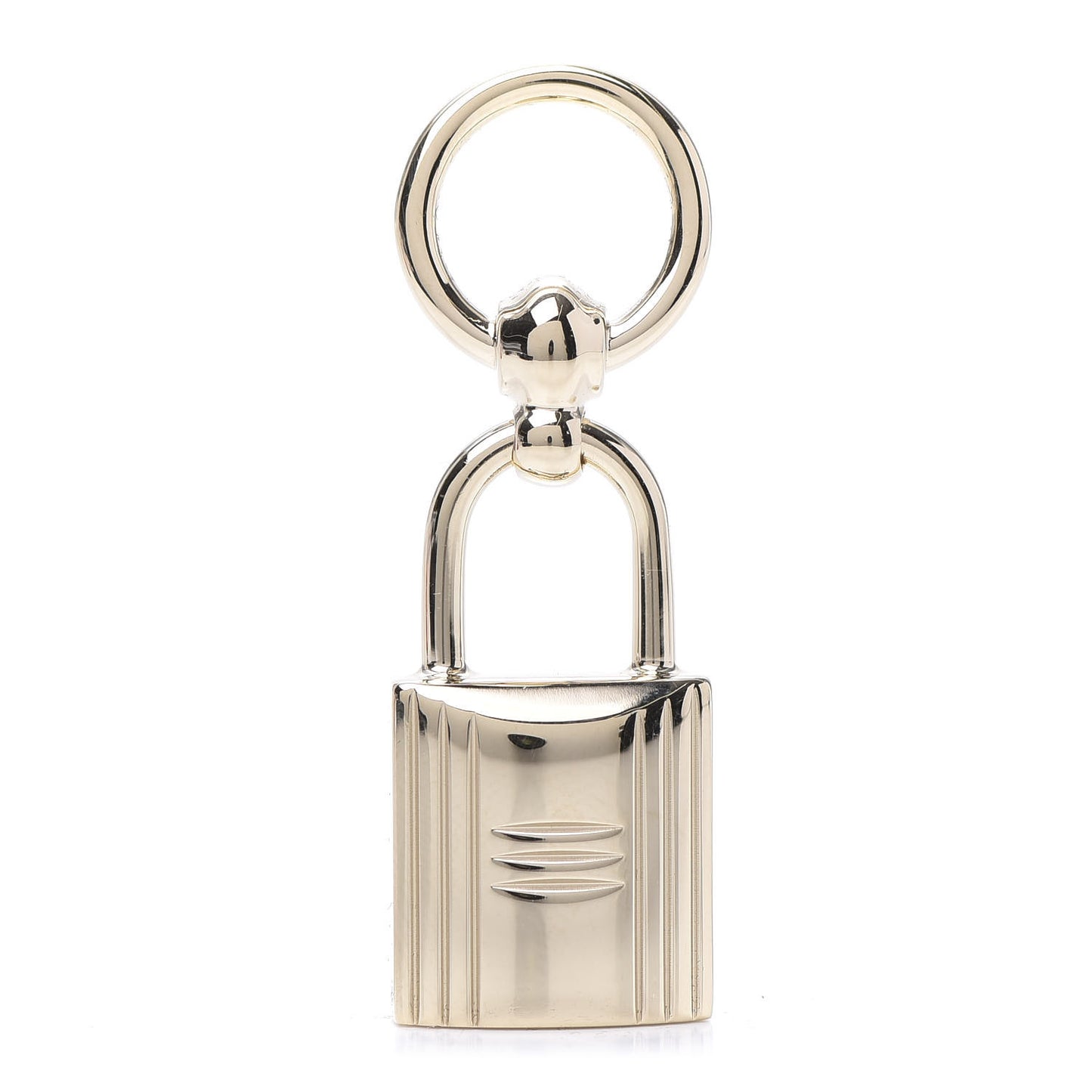 Permabrass Mini Loop Charms Cadenas Scarf Ring Gold