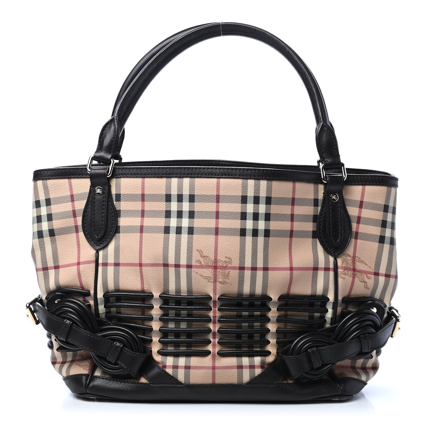 Haymarket Check Tote Chocolate