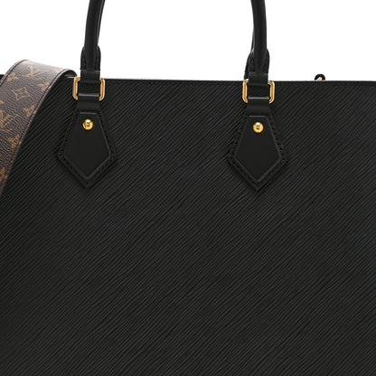 Louis Vuitton Epi Sac Plat PM Black 7 of 9