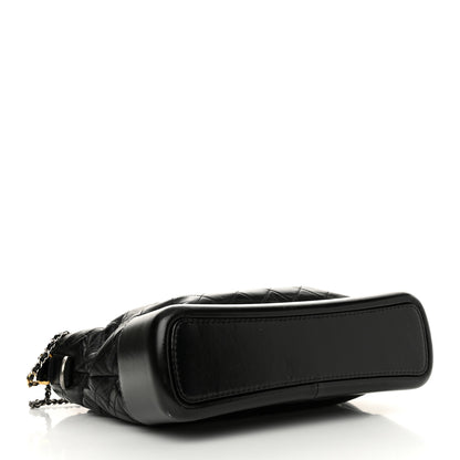 Chanel Aged Calfskin Quilted Large Gabrielle Hobo Black 4 of 10