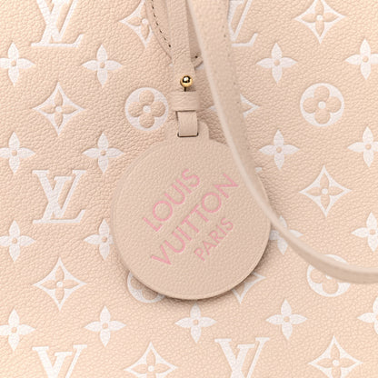 Louis Vuitton Empreinte Monogram Spring In The City Onthego MM Beige Pink Yellow 6 of 9