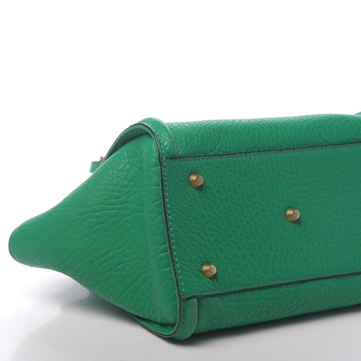 Calfskin Small Kathy Tote Green