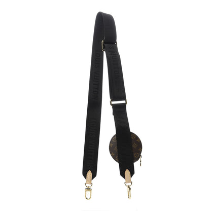 Louis Vuitton Monogram Multi Pochette Accessories Bandouliere Shoulder Strap Black 2 of 6