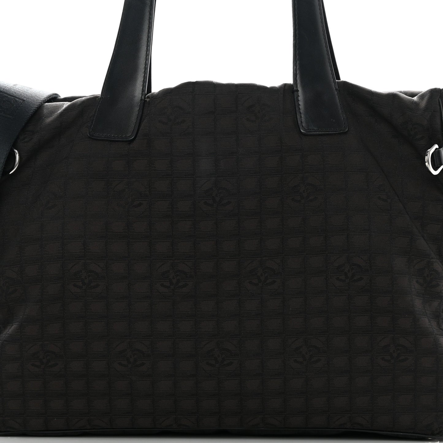 Nylon Travel Convertible Tote Black