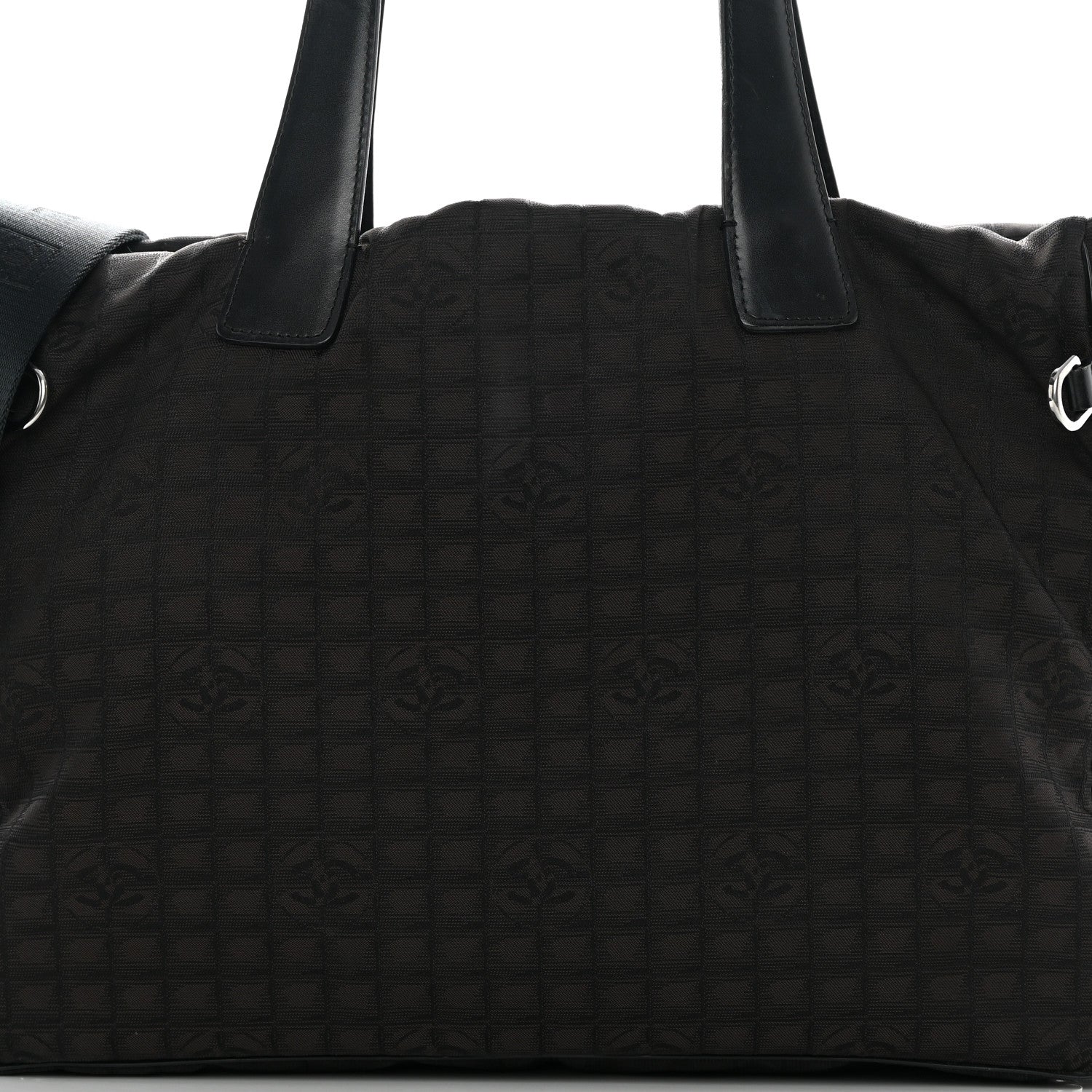 Chanel Nylon Travel Convertible Tote Black 9 of 20