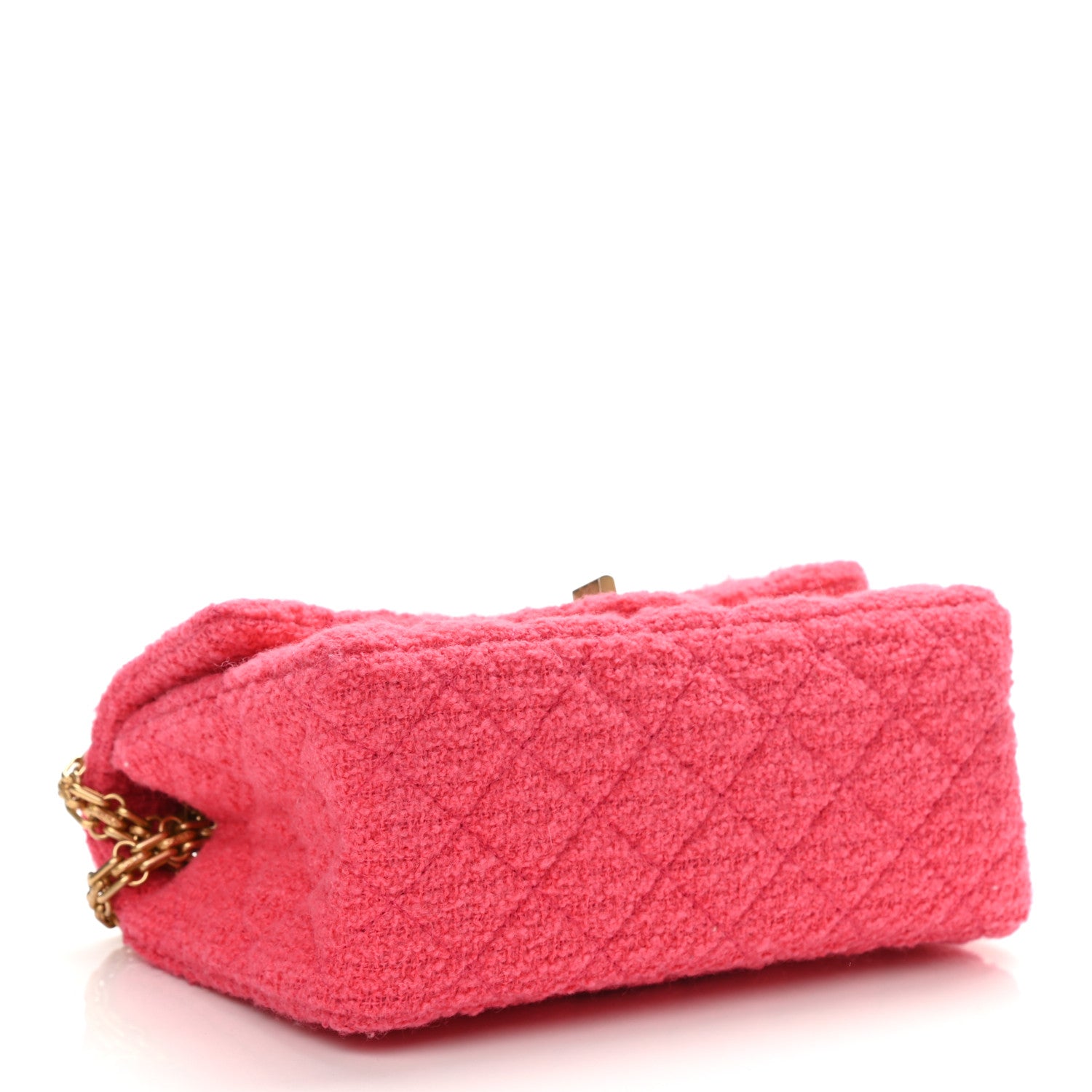 Chanel Tweed Quilted 2.55 Reissue Mini Flap Pink 4 of 10