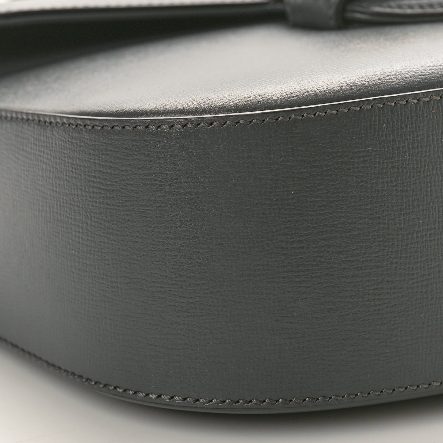 Azalea Calfskin Web Horsebit 1955 Shoulder Bag Graphite Grey