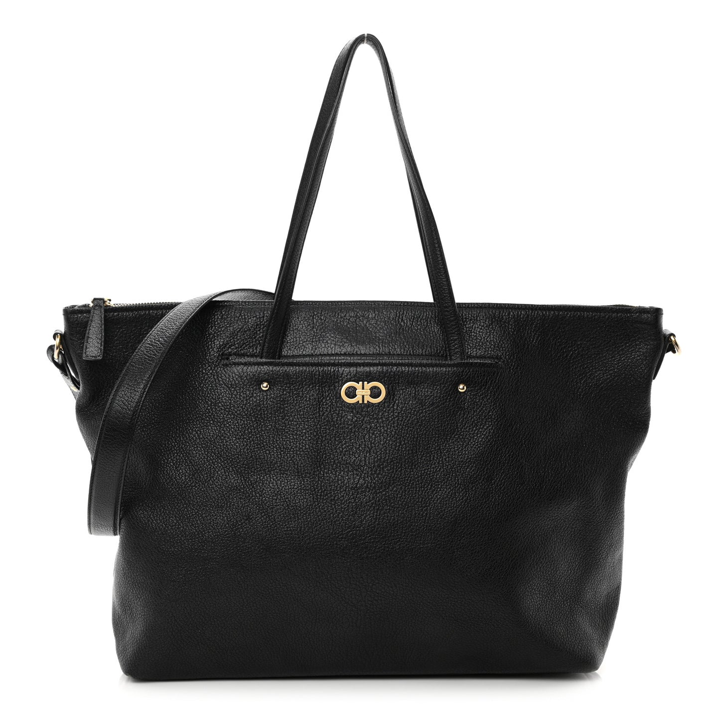 Goatskin Large Mika Tote Black