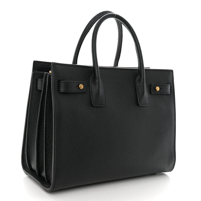 Saint Laurent Grained Calfskin Baby Sac De Jour Souple Black 3 of 11