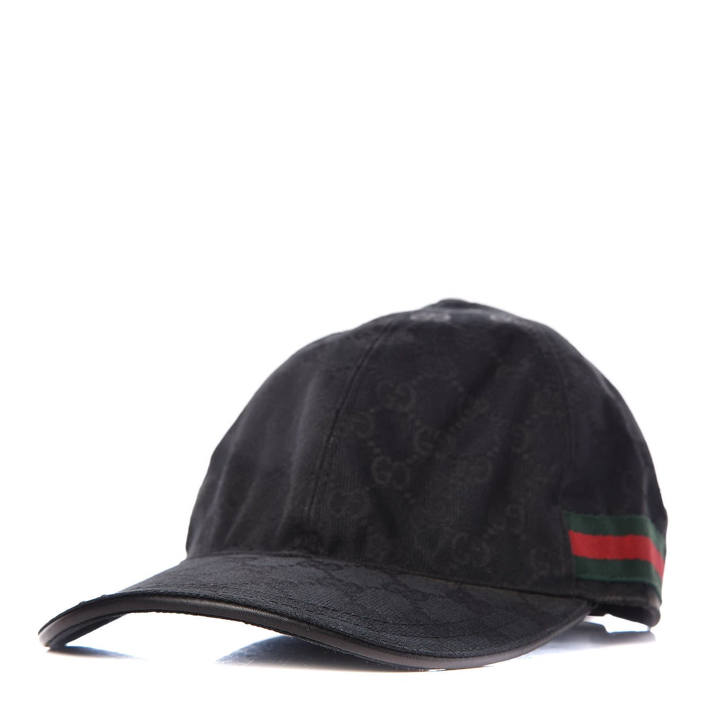 Monogram Web Baseball Hat L Black