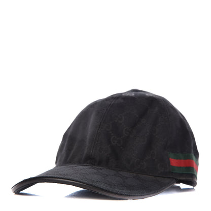 Gucci Monogram Web Baseball Hat L Black 1 of 6