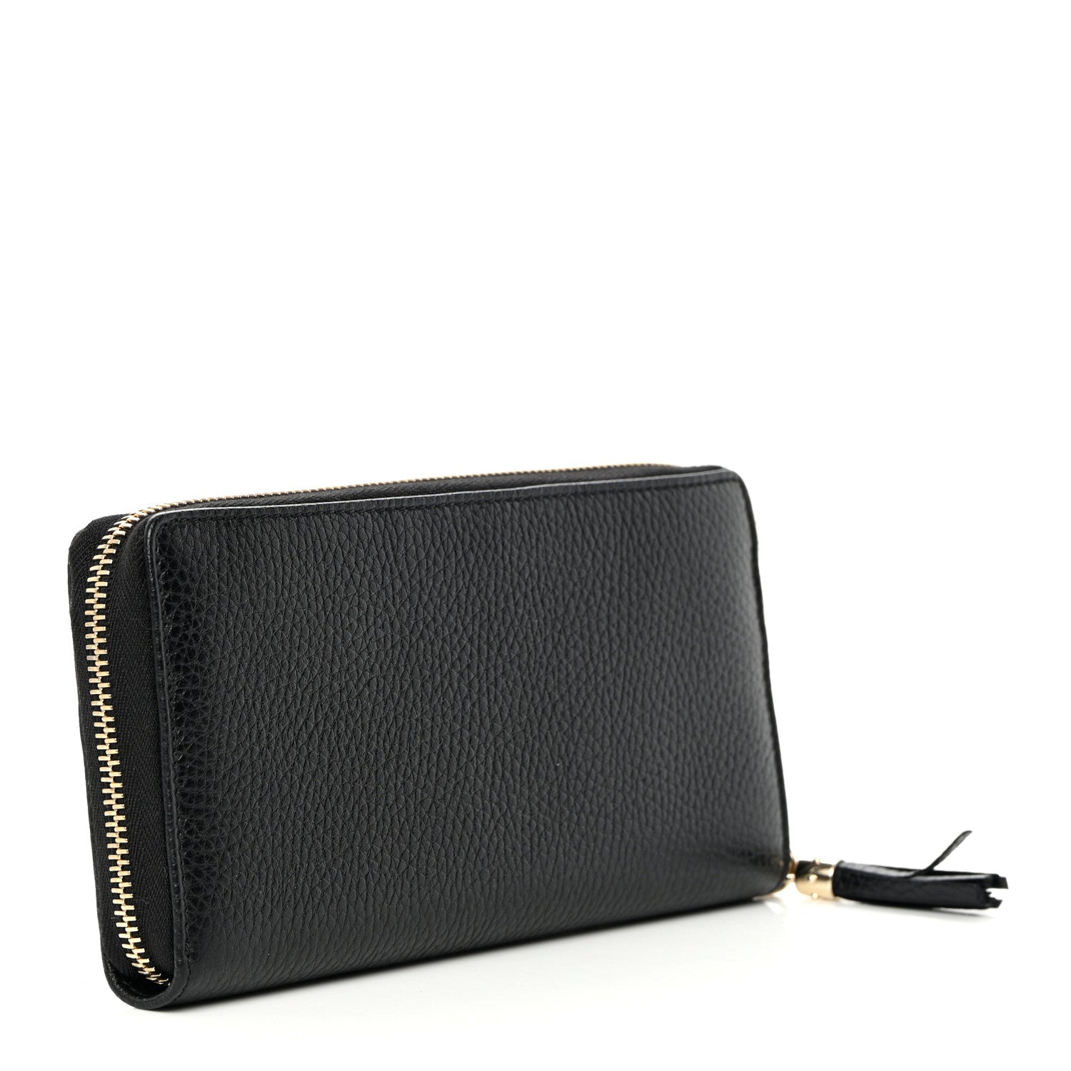 Gucci Calfskin Soho Zip Around Wallet Black 3 of 8