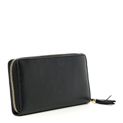 Gucci Calfskin Soho Zip Around Wallet Black 3 of 8
