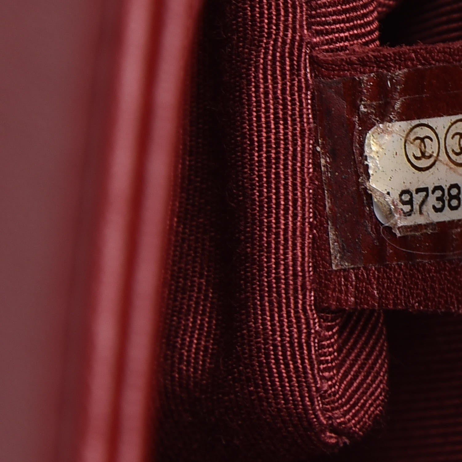 Chanel Lambskin Quilted New Medium Boy Flap Dark Red 7 of 7