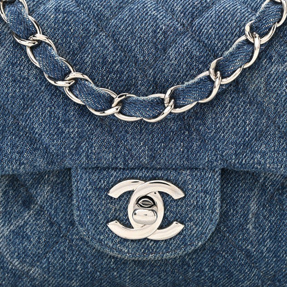 Chanel Denim CC Quilted Mini Square Flap Blue 8 of 12