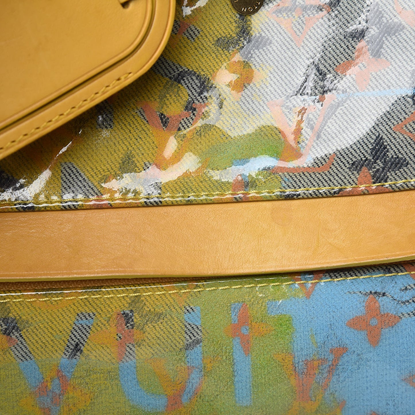 Monogram Pulp Defile Weekender GM Yellow