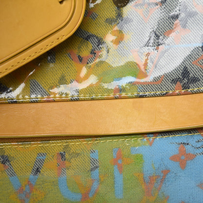 Louis Vuitton Monogram Pulp Defile Weekender GM Yellow 12 of 18