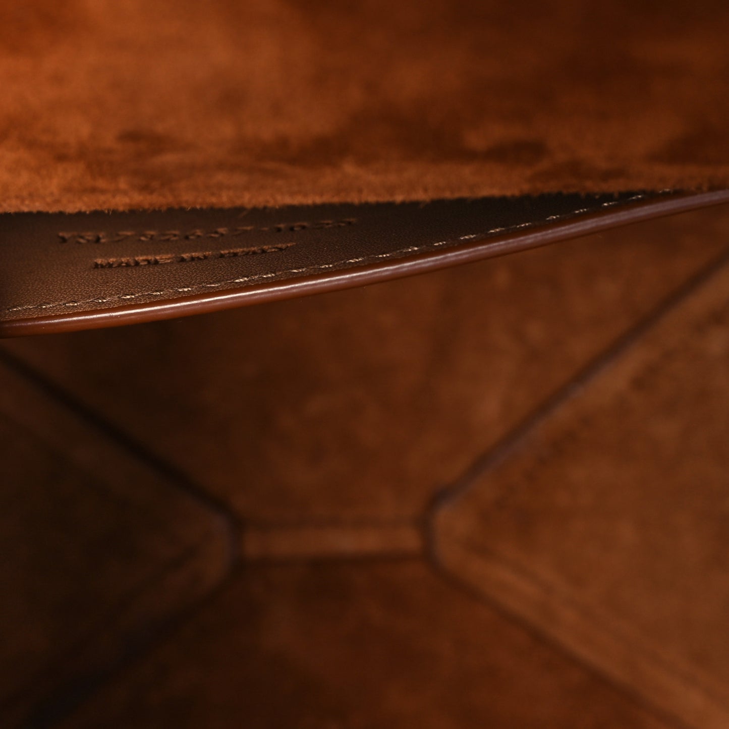 Calfskin Monogram Take Away Box Dusty Vintage Brown Gold
