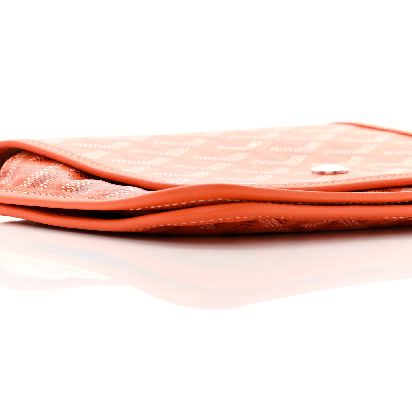 Goyardine Plumet Wallet Clutch Orange